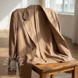 Viskóza se lnem BUBBLY taupe