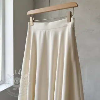 Viskóza se lnem BUBBLY off white