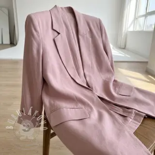 Viskóza se lnem BUBBLY lilac