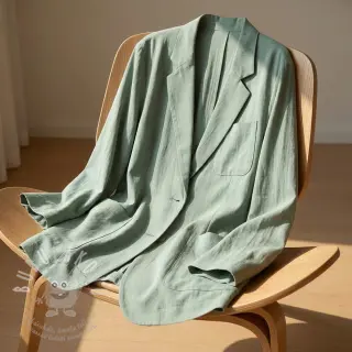 Viskóza se lnem BUBBLY light mint