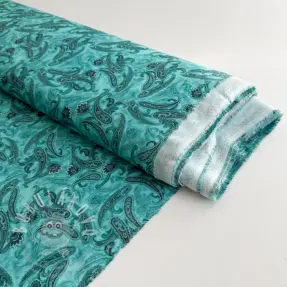Viskóza RAYON POPLIN Paisley design C