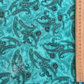 Viskóza RAYON POPLIN Paisley design C