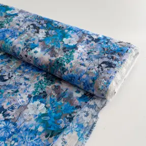 Viskóza RAYON POPLIN Blossoms design C
