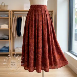 Viskóza RAYON POPLIN Flow design B