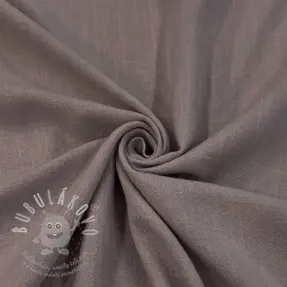 Viskóza se lnem WASHED taupe