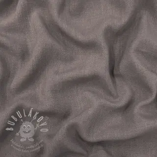 Viskóza se lnem WASHED taupe