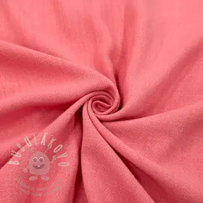 Viskóza se lnem WASHED coral