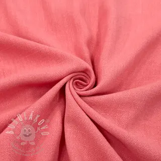 Viskóza se lnem WASHED coral