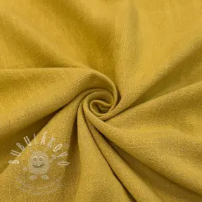 Viskóza se lnem WASHED ochre