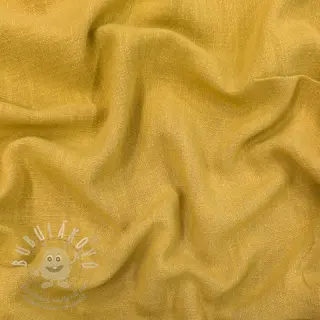 Viskóza se lnem WASHED ochre