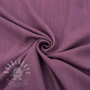 Viskóza se lnem WASHED mauve