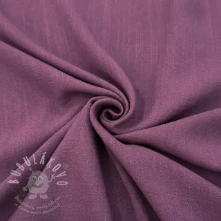 Viskóza se lnem WASHED mauve