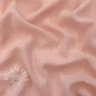 Viskóza se lnem WASHED salmon