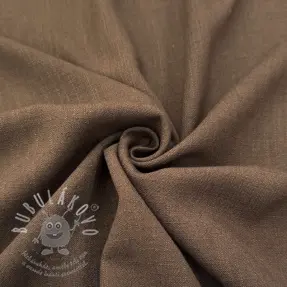 Viskóza se lnem WASHED light brown