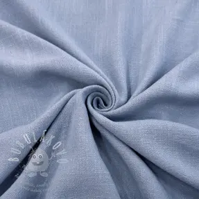 Viskóza se lnem WASHED blue