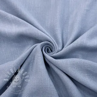 Viskóza se lnem WASHED blue