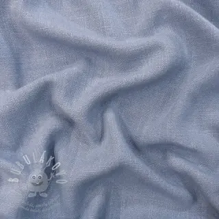 Viskóza se lnem WASHED blue