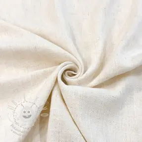Viskóza se lnem WASHED light beige
