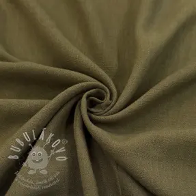 Viskóza se lnem WASHED olive