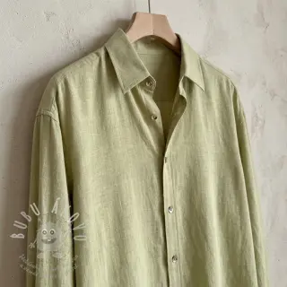 Viskóza se lnem WASHED light lime