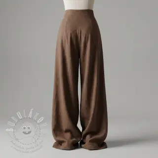 Viskóza se lnem WASHED light brown