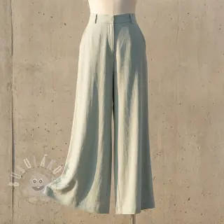 Viskóza se lnem WASHED mint