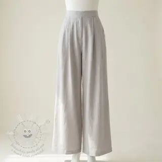 Viskóza se lnem WASHED light grey