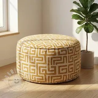 Dekorační látka RAFFIA ocre
