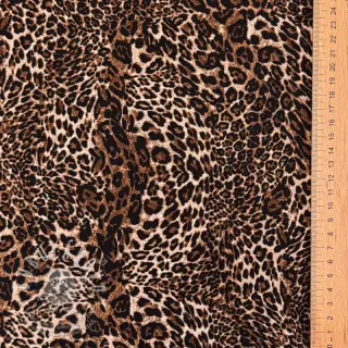 Viskóza RADIANCE Skinny brown digital print