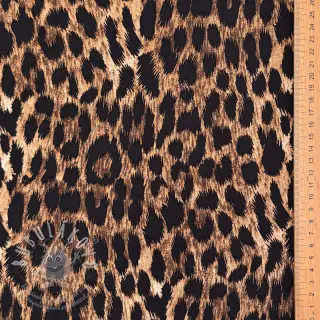 Viskóza RADIANCE Wild skin brown digital print