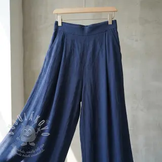 Viskóza se lnem WASHED marine