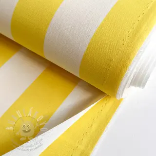 Dekorační látka OUTDOOR PREMIUM Stripe yellow