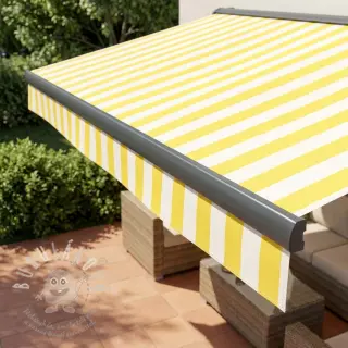 Dekorační látka OUTDOOR PREMIUM Stripe yellow