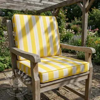 Dekorační látka OUTDOOR PREMIUM Stripe yellow