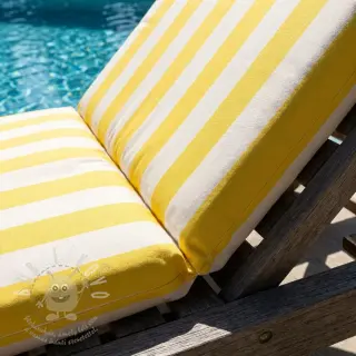 Dekorační látka OUTDOOR PREMIUM Stripe yellow