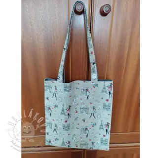 Dekorační látka Linenlook Cute Paris multico