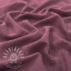 Len předepraný STONEWASHED PREMIUM bordeaux