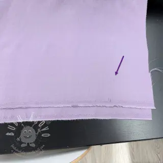 Viskóza se lnem BUBBLY lavender II.třída