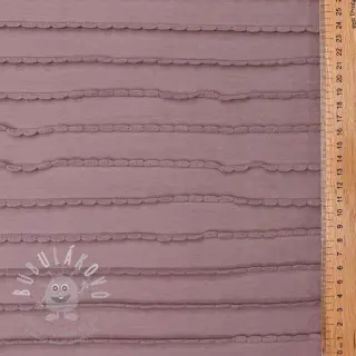 Úplet RUFFLES mauve