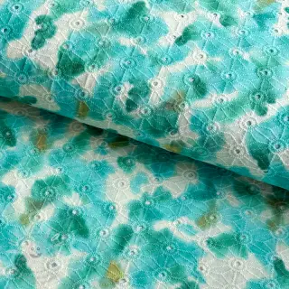 Bavlněná látka EMBROIDERY Paint brush design B