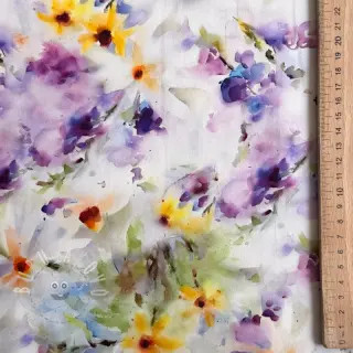 Bavlněná látka SATIN STRETCH Corn flowers