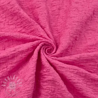 Bavlněná látka SMOGGED EMBROIDERY fuchsia