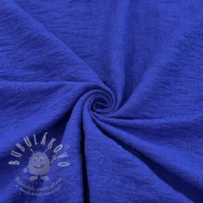 Bavlněná látka SMOGGED EMBROIDERY cobalt