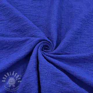 Bavlněná látka SMOGGED EMBROIDERY cobalt