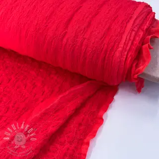 Bavlněná látka SMOGGED EMBROIDERY peach