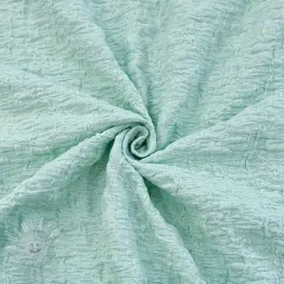 Bavlněná látka SMOGGED EMBROIDERY mint