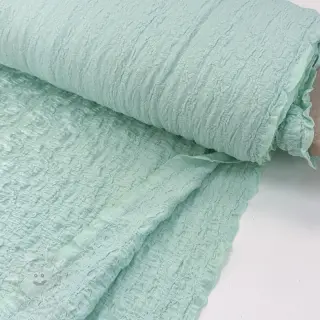 Bavlněná látka SMOGGED EMBROIDERY mint