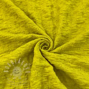 Bavlněná látka SMOGGED EMBROIDERY lime