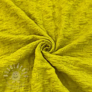 Bavlněná látka SMOGGED EMBROIDERY lime