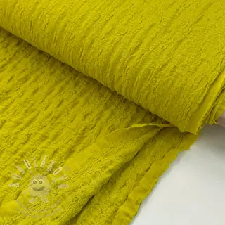 Bavlněná látka SMOGGED EMBROIDERY lime